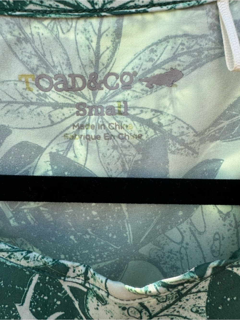 Toad and Co Green Leaf Print Maxi Dress - Picture 7 of 7